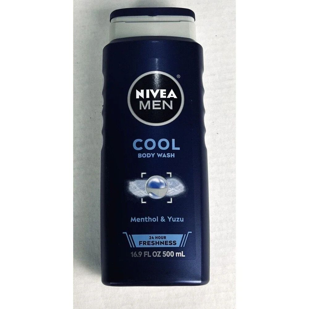 Dove Nivea Mens Grooming Set 4 Piece Body Wash Soap Wipes Travel Kit New